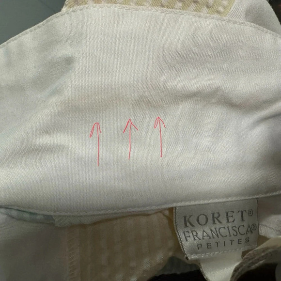 KORET FRANCISCA PETITES Patchwork Embroidery Sequin Sea Life Jacket Size Large - Picture 9 of 9